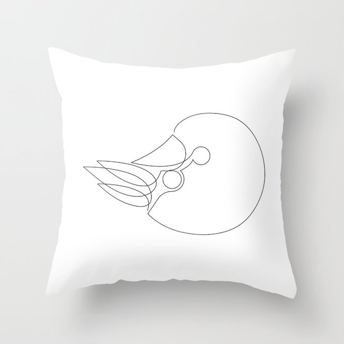 Spiral ancient Throw Pillow