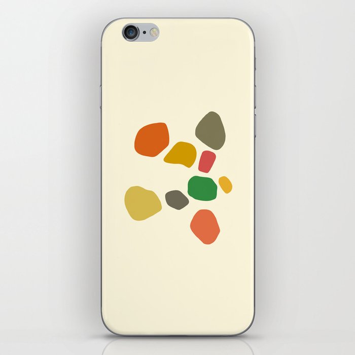 Mid century modern simple stones composition for coral reef 1 iPhone Skin