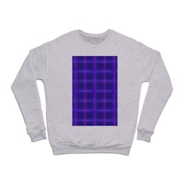 Small Purple Glow Plaid Crewneck Sweatshirt