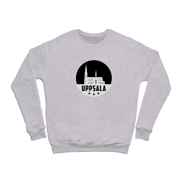 Uppsala Sweden City Skyline Cityscape Gift Idea Crewneck Sweatshirt