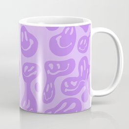 Pastel Purple Dripping Smiley Coffee Mug