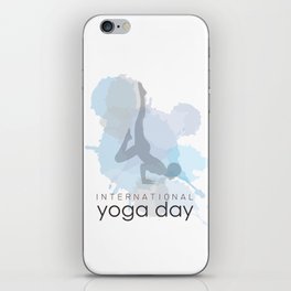 International yoga day workout  iPhone Skin