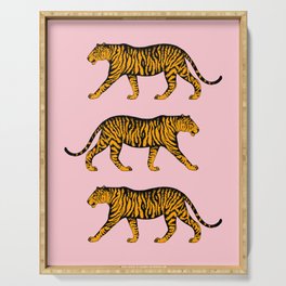 Tigers (Pink and Marigold) Serving Tray