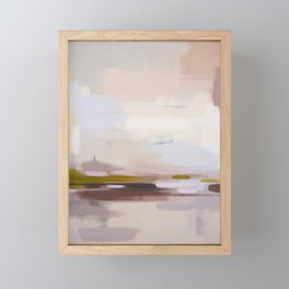 Mellow Taupe Horizon Ⅰ Framed Mini Art Print