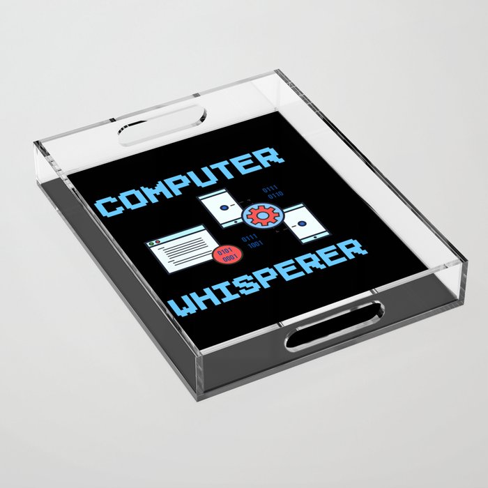 Coding Programmer Gift Medical Computer Developer Acrylic Tray