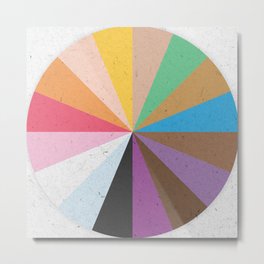 Rainbow Wheel of Inclusivity Metal Print | Graphicdesign, Color, Colorwheel, Digital, Curated, Inclusiveness, Pride, Colors, Rainbow, Inclusivity 