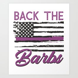 Back the Barbs! Art Print | Girlpower, Graphicdesign, Barbs, Barbz, Pinkthinline, Pink, Nickifandom, Nickibarbz, Barbzpink, Barbspink 