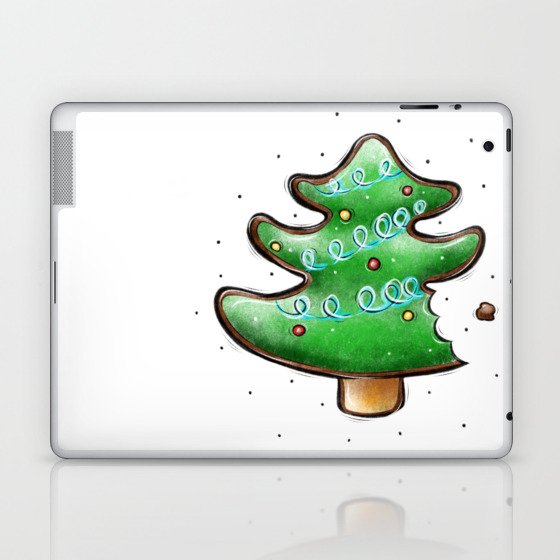 christmas gingerbread in the form of a tree  Laptop & iPad Skin