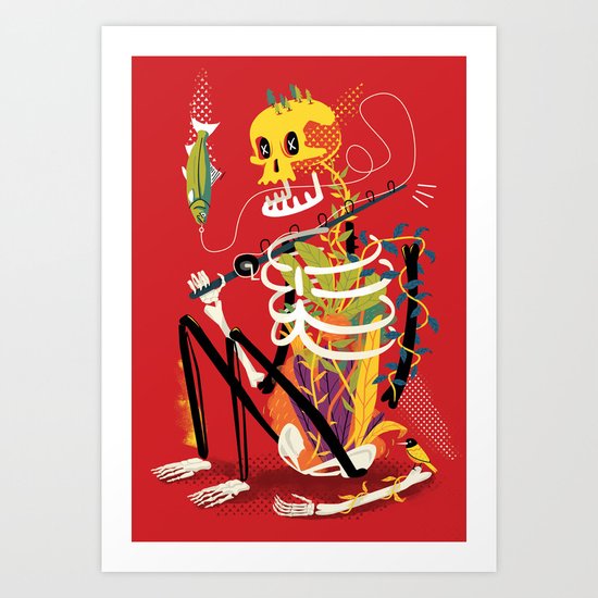 Catch and Release Art Print