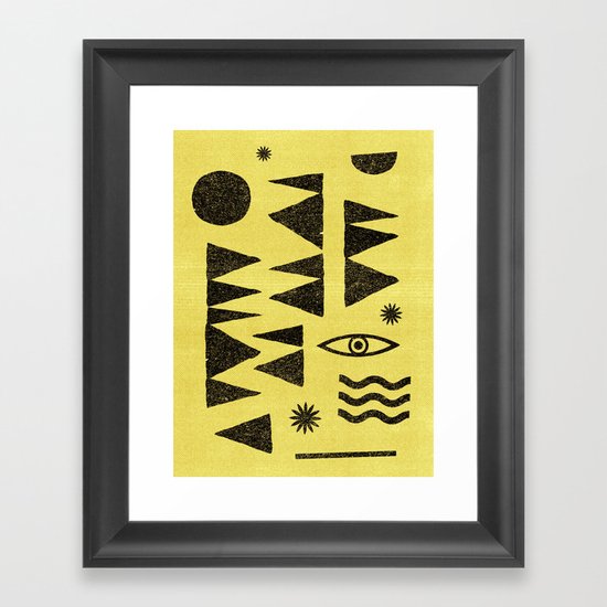 Tangential Paralysis. Framed Art Print