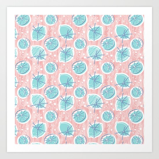 Atomic Lemonade_Rose Quartz Art Print