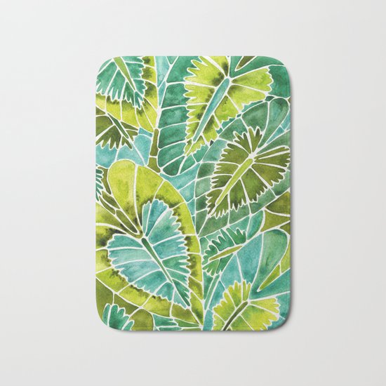 Schismatoglottis Calyptrata – Green Palette Bath Mat