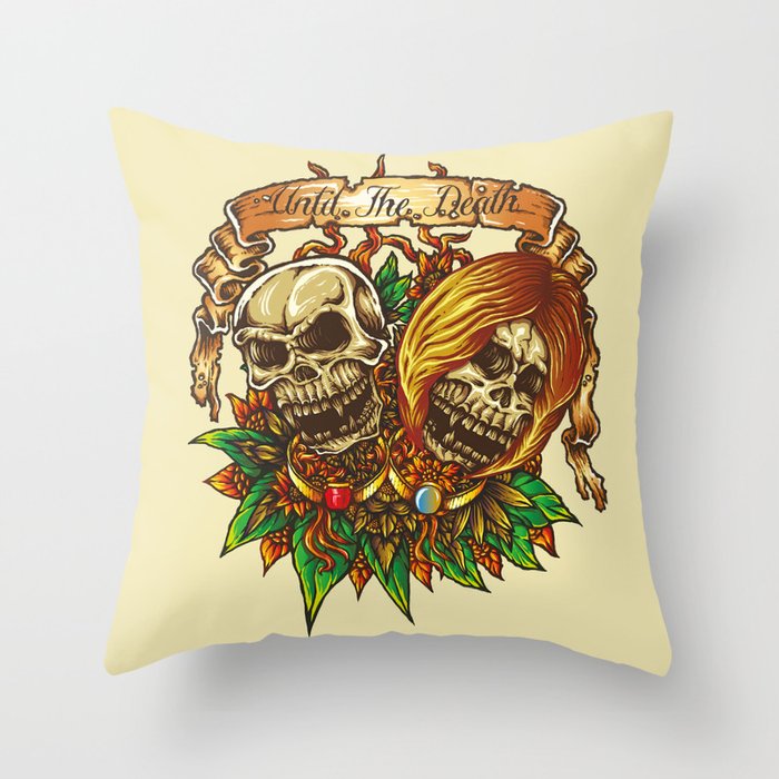Until The Death Throw Pillow