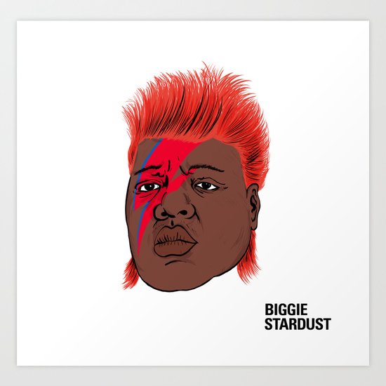 Biggie Stardust Art Print