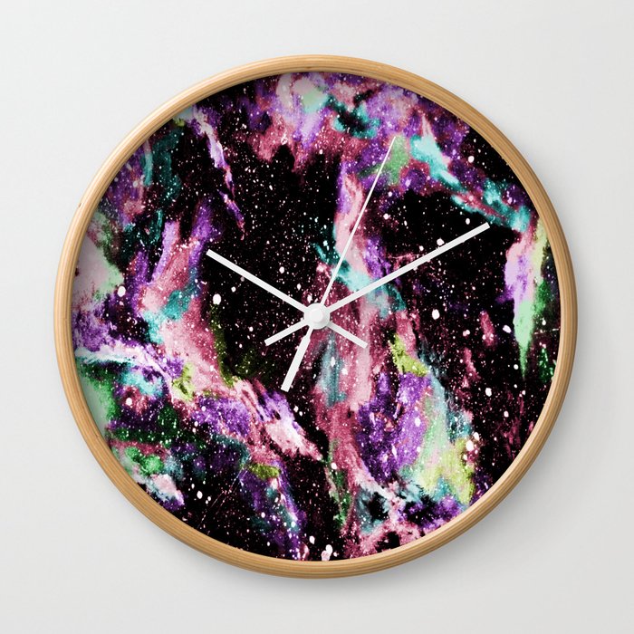 Galaxy (multicolored) Wall Clock