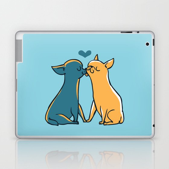 Chihuahua Kisses Laptop & iPad Skin