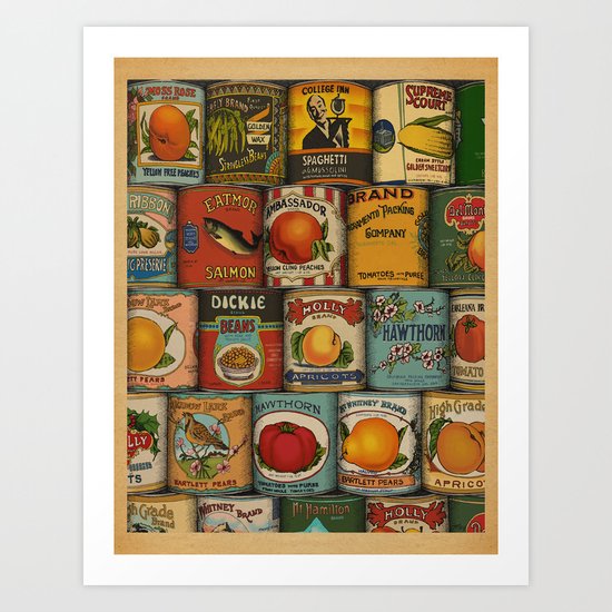 Canned in the USA Art Print