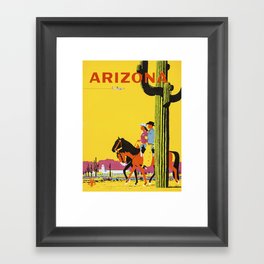 Vintage Arizona  Framed Art Print