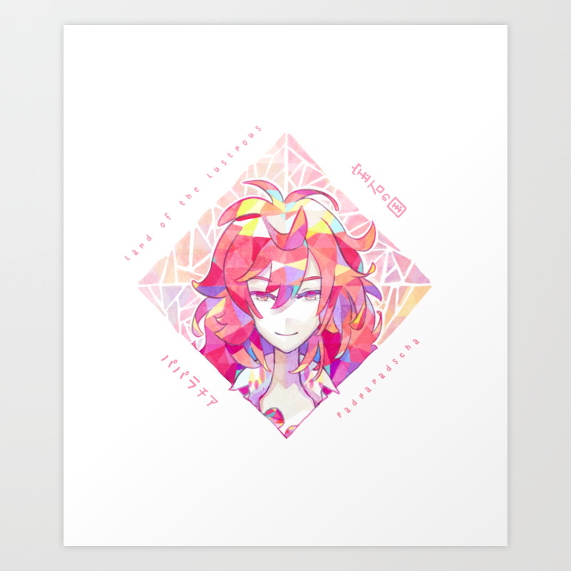 Houseki No Kuni Padparadscha Art Print By Sedeto Society6 Houseki no kuni se pa e esse mais eu ainda n assisti. houseki no kuni padparadscha art print by sedeto