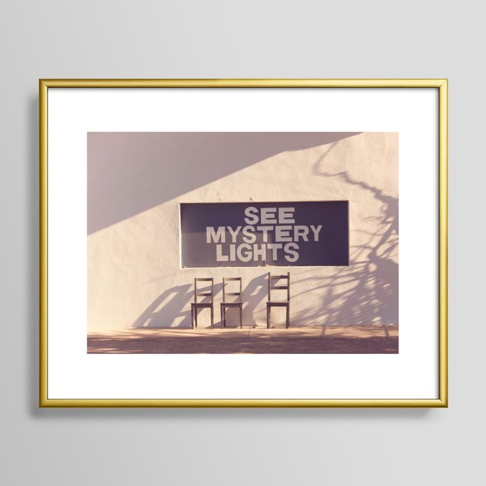 See Mystery Lights - Marfa, Texas Framed Art Print