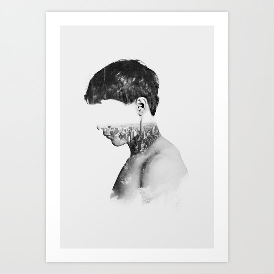 Head 2 Art Print
