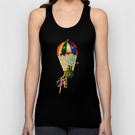 BALLOON LOVE: Flying Away Unisex Tank Top