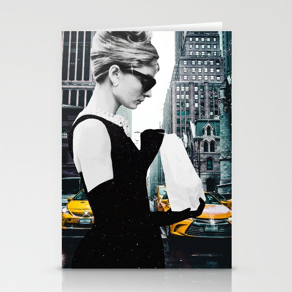"Audrey In The City" Photo Montage Stationery Cards