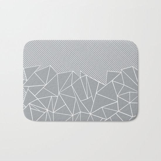 Ab Linear Grey Bath Mat