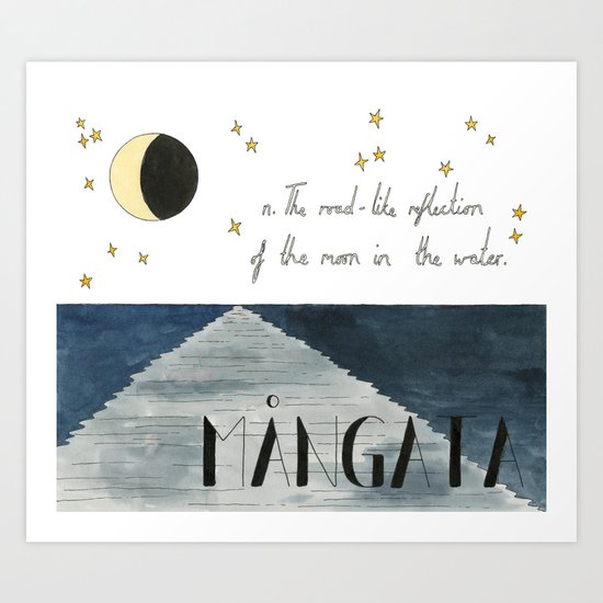 Mångata Art Print
