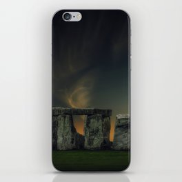 Great Britain Photography - Stonehenge Under The Dark Night iPhone Skin