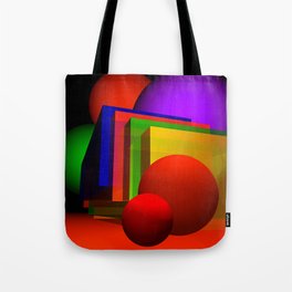 spheres and boxes -2- Tote Bag
