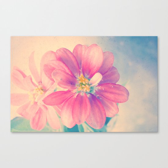 Flowers forest Canvas Print