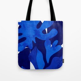 Matisse geometric shapes in blue hues Tote Bag