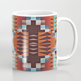 Native American Indian Tribal Mosaic Rustic Cabin Pattern Mug