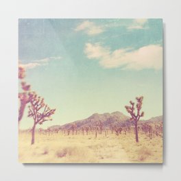 Joshua Tree photograph. No. 189 Metal Print | Blue, Yellow, Desertprint, Desert, Outdoors, Curated, Landscape, Hiking, Myansoffia, Joshuatree 