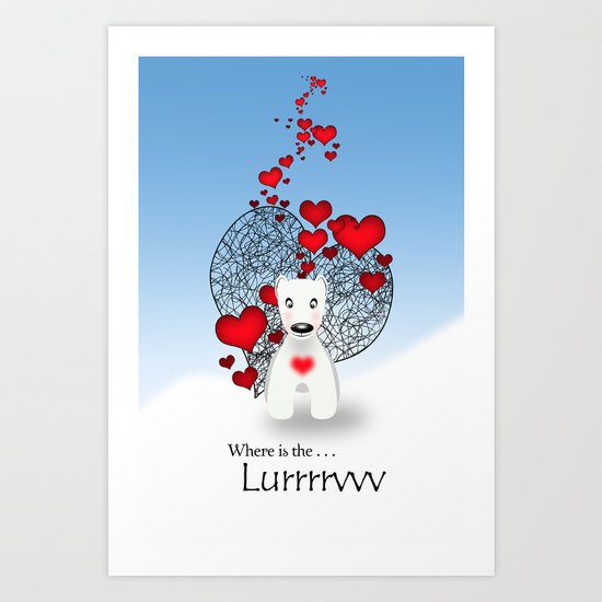 Polar Bear Art Print