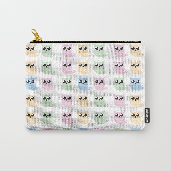 Pastel Mer-owls Carry-All Pouch