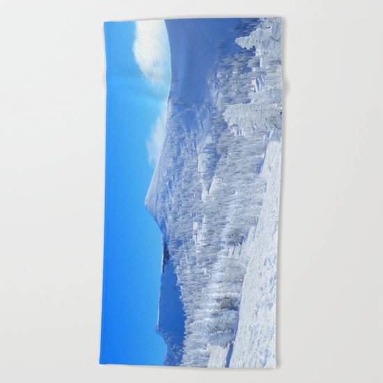Winter Landscape Beach Towel