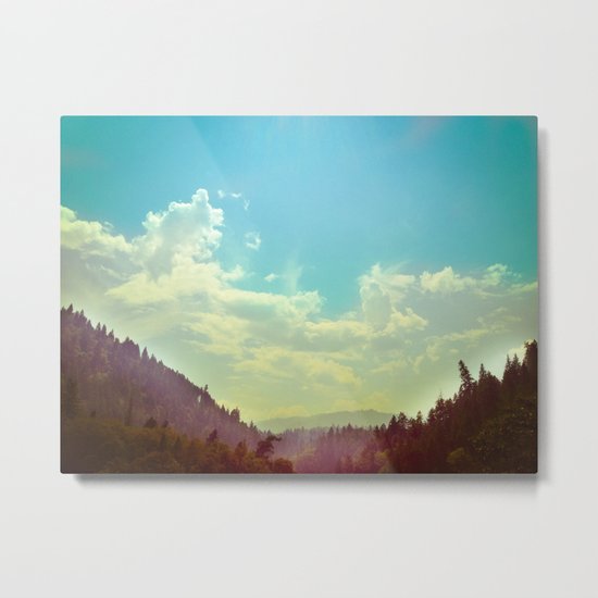 Sky Mountain Metal Print