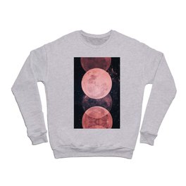 Pink Moon Phases Crewneck Sweatshirt