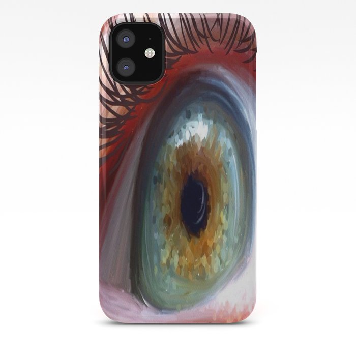Eye Oil Painting Iphone Case By Melanieellatassone Society6