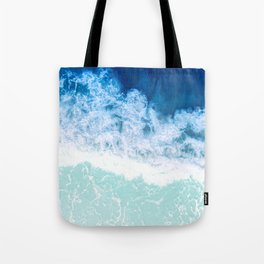 Turquoise Blue Sea Tote Bag
