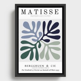 Henri Matisse - The Cutouts - Papiers Decoupes Framed Canvas