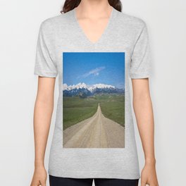 Old Country Road V Neck T Shirt