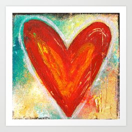 Red heart love arbre abstrait toile wall art triple box cadre imprimé 