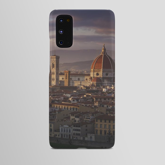 Florence Duomo Cathedral at Sunset Android Case