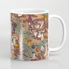 Beige mushroom forest Coffee Mug