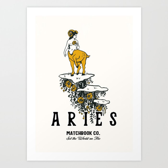 Aries: Set The World On Fire Art Print