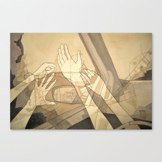 Moving Forward and Looking Back Canvas Print