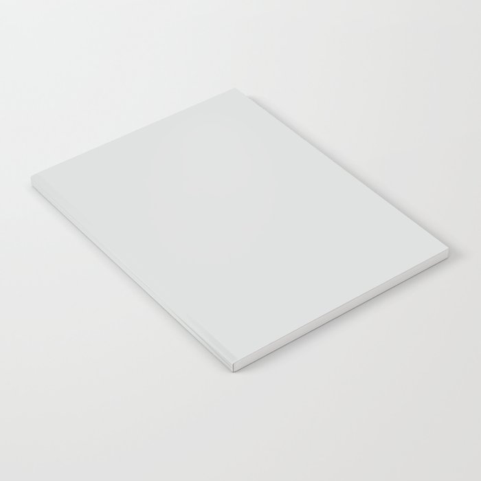 Icy Gray - Grey Solid Color Pairs PPG Thin Ice PPG1001-3 Notebook